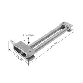 Niiyen Bar Type Hose Clamp for Brake, Fuel, Heater Hoses - Silver