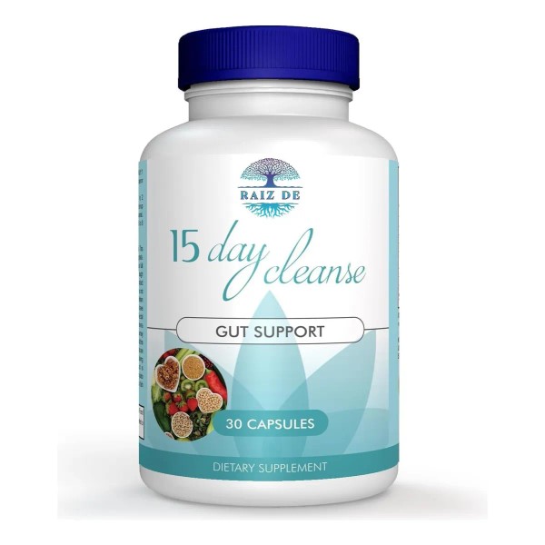 Raiz De Suplemento Detox Colon E Intestino Limpieza 15 Días