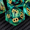 ARUOHHA DND Resin Dice Beholder's Dragon Eye Dice Liquid Core