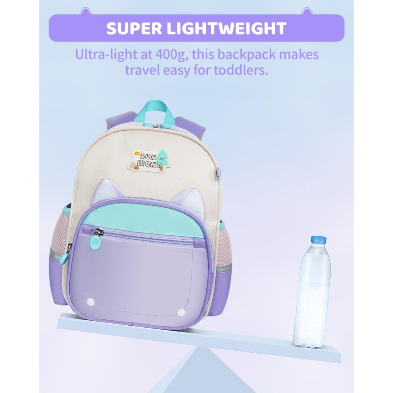 Amythe Children's Backpack Girls Nursery Backpack for Girls Lightweight Waterproof
