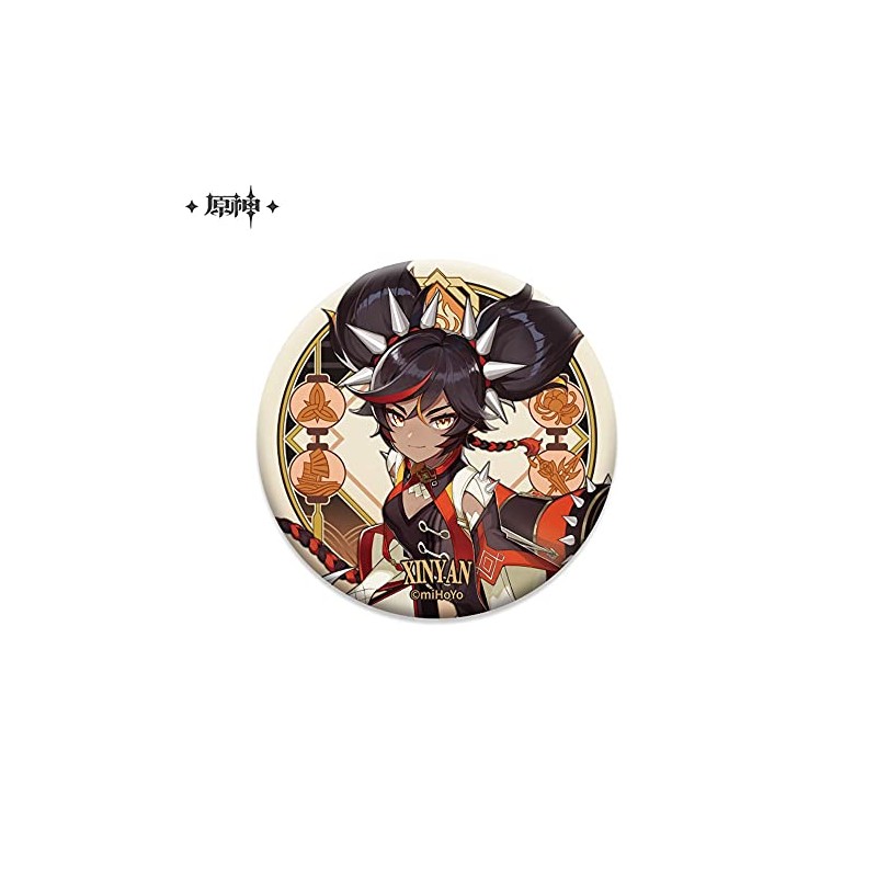 Haragami Rizuki Port Series Character Can Badge Spicy Flame
