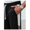 SOLY HUX Men's Striped Baggy Sweatpants Drawstring Elastic Waist Straight