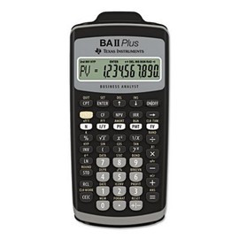 BAIIPlus Financial Calculator, 10-Digit LCD, Sold as 2 Each