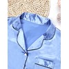 SEALINF Girl Silky Satin Pajamas Set 7 Piece kids Button