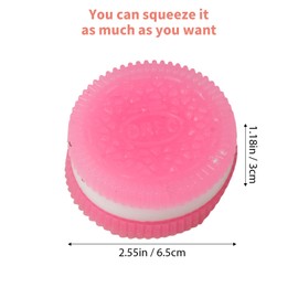 Lymocsu PVC Toys,Stress Relieving Fur Ball OPP Packaging Gifts,Perfect Desk Accessory for Adults,Ultra Soft Decompression Venting Toy,2025 New Stress Relief Toy（Pink）