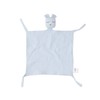 Cuddle Blanket Muslin with Bear Head - Doudou Blue