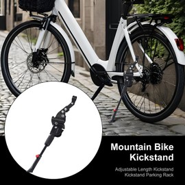 Kick Stands Adult Cycling - Aluminum Alloy Adjustable Bike Side Kickstand | Foldable Replacement Parts Non-Slip Cycling Accessories for Outdoor Riding