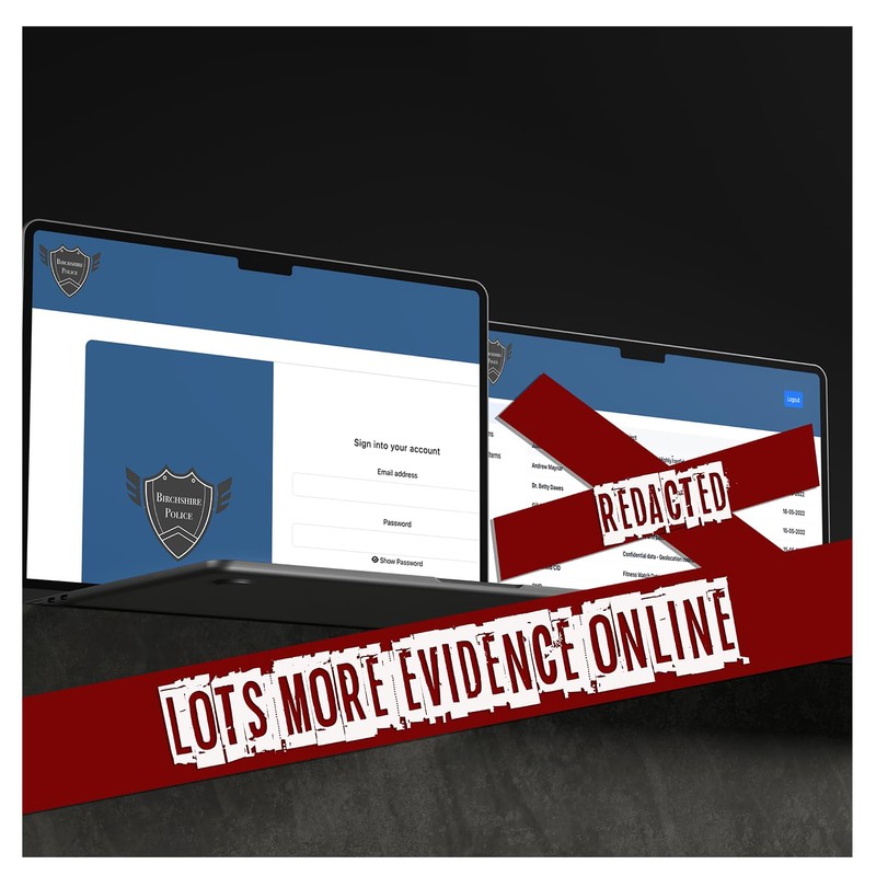 Murder Mission Mystery Detective Game - Killer At the Campfire