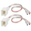 RED WOLF Car Door Speaker Wiring Harness Fit for Nissan