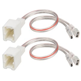 RED WOLF Car Door Speaker Wiring Harness Fit for Nissan 2005-2019 Pathfinder 2011-2020 Sentra Rogue 2008-2019, Infiniti G35 2005 Model Install Aftermarket Door Audio Adapter Connector Plug, 2 Pack