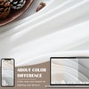 jinchan Linen Pinch Pleated Kitchen Curtains 36 Inch 2 Panels,