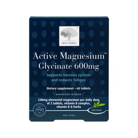 New Nordic Active Magnesium Glycinate 600mg 60t