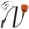 JUYODE Waterproof Radio Speaker Mic Walkie Talkie Shoulder Handheld Microphone