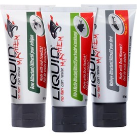 Liquid Mayhem Sport Fish Variety Pack – 2oz Tube 3-Pack Multi-Scent Gel Attractants – UV-Enhanced, Real Bait, Amino Acids – for All Lure Types