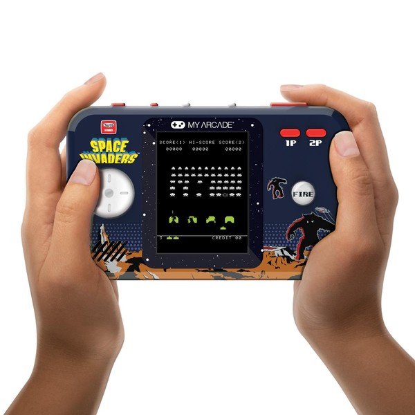 My Arcade Space Invaders Pocket Player Pro Handheld Portable Gaming