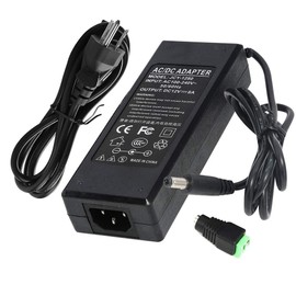 12V 8A 96W Power Supply Adapter AC to DC Converter Charger AC 110V ~ 240V to DC 12V 8Amp Transformer for Water Pump, CCTV, Computer Project