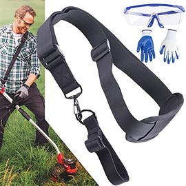ORAEVY Trimmer Strap Weed Eater Shoulder Strap Easy Release Brush Cutter Harness Compatible with EGO String Trimmer, Leaf Blower, Multi Head System,Weedeater