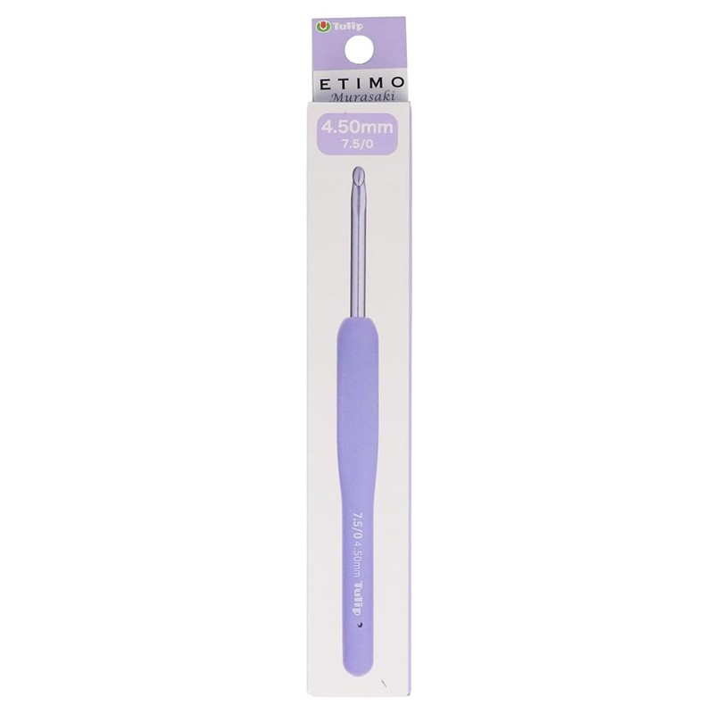 Tulip Etimo Murasaki Crochet Hook Soft Grip 4.50 mm -