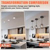 gezee R5 and 6 Recessed Can Light Conversion Kit, for