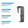HumanCentric Adjustable Under Desk Computer Mount and Wall Mount |
