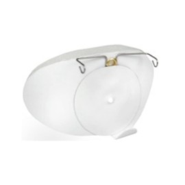 Pro-Optics Single Pin Hole Occluder - Left Eye - Size Small - White in Color