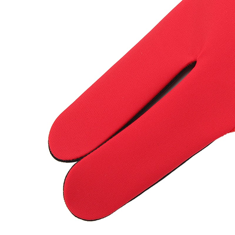 Left Hand Billiard Gloves Polyurethane Fiber Average Size Three Fingers