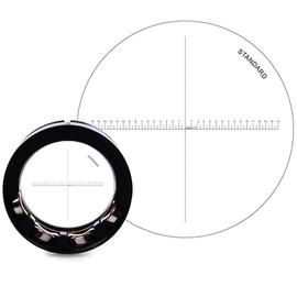 J&T Scale Loupe (Scale No.2: 0.1mm x 300) LED Lighted Magnifier Minimum Scale 0.1mm Adjustable Focus (Scale No.2)