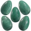 Nupuyai 5pcs Green Aventurine Pocket Stone Set for Anxiety Healing,