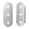 MOTOQUEEN Air Cleaner Front Light Brackets Kit for Peterbilt 3