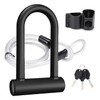 iScooter U Lock with 4ft Cable and Mounting Bracket, Scooter