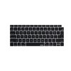 XSKN Portuguese Language Letter Black Silicone Keyboard Cover Skin Fits