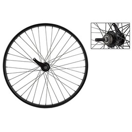 WheelMaster Rear Bicycle Wheel, 26x1.75 STL BK 36 KT CB 110mm 14gBK