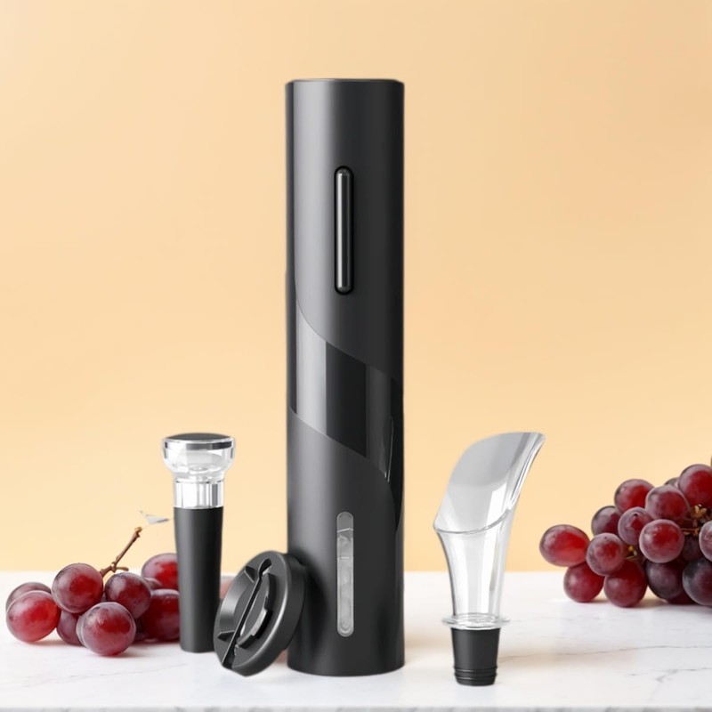 PEIPU Electric Wine Bottle Opener, 4 Pack Battery Operated, Easy