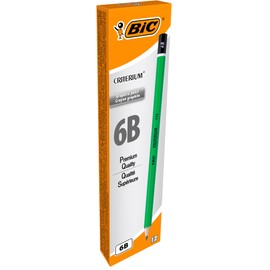 BiC Criterium 550 6B Hexagonal Pencils (Box of 12)