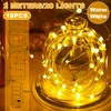 VFANDV VFANDV 16 Stck Flaschenlicht, Flaschenlichterkette Korken, 2M 20LED Warmwei? Glas Licht Lichterkette mit Batterie, Flaschenlicht Batterie, Lichterkette Flaschenkorken fr Hochzeit, Weihnachten Deko