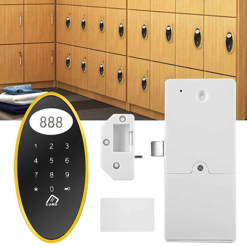 Keyless Touch Keypad Password RFID Card Key Metal Digital Electronic