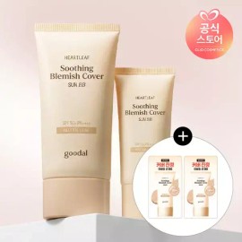 Go...dal [총75ml] 구달 어성초 진정 블레미쉬 커버 선비비 뉴트럴베이지 50ml+미니 25ml+사셰2개증정 Gudal Eugenia Calming Blemish Cover Foundation Neutral Beige 50ml + Mini 25ml + Free 2 Sachets [FREE]