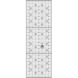 Creative Grids Itty-Bitty Eights Rectangle XL 8in x 24in Quilt Ruler - CGRPRG5