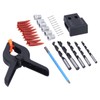 35Pcs Oblique Hole Locator Drill Guide Aluminum Alloy Bit Screw