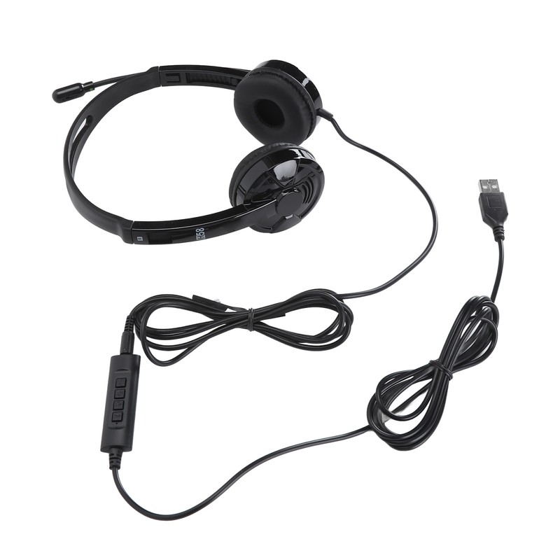 Telephone Headset Professional Noise Reduction Microphone Mute Office Phone Headset