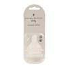 Laura Ashley - Juego de 2 pezones de repuesto para botella en estuche de acetato, transparente