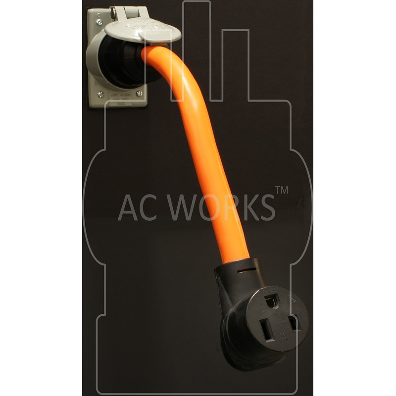 AC WORKS 6-50 Welder Adapter (CS6365/ SS2-50 50A 4-Wires Locking