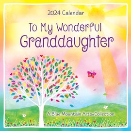 To My Wonderful Granddaughter 2024 Calendar