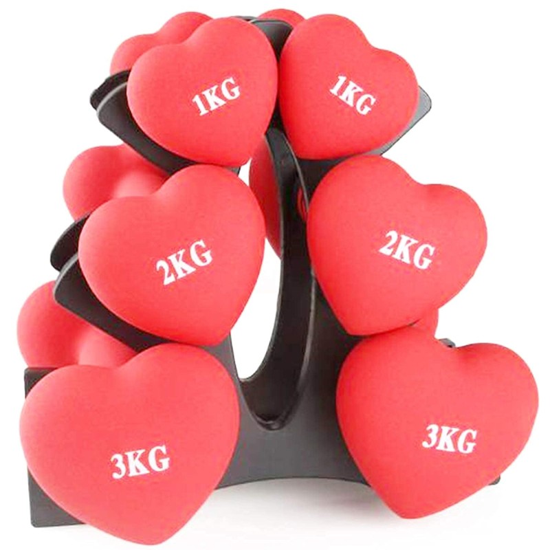 Panda Shop KINOKINO Dumbbell Rack Compact Tree 3-Tier Holder Black