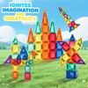 HACOCOLA Mini Magnetic Tiles Travel Set, 40PCS Magnet Building Blocks