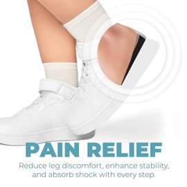 Adjustable Heel Lift L Brown