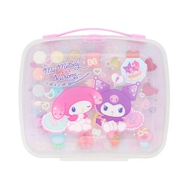 Shobido Sanrio SA43887 Makeup Palette Set (My Melody & Kuromi), Soap Removable, Sanrio Characters