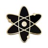 Pinsanity Atomic Symbol Black Enamel Lapel Pin