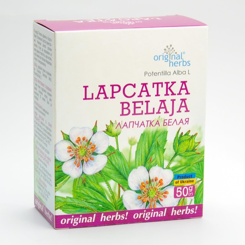LAPCATKA BELAJA, POTENTILLA ALBA L | Original Herbs Herbal Tea