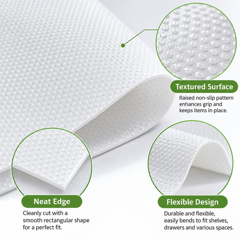 Washable Refrigerator Shelf Liners for Fridge & Freezer – 4